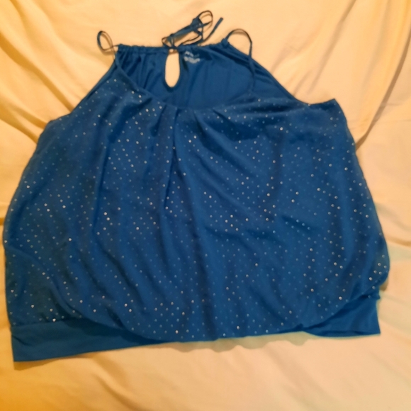 Lane Bryant Tops - Lane bryant 22/24 Teal embellished tank